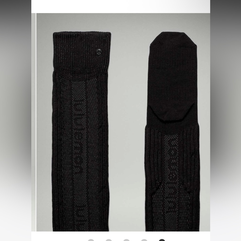 NWT Lululemon Find Your Balance Knee High Sock / Black